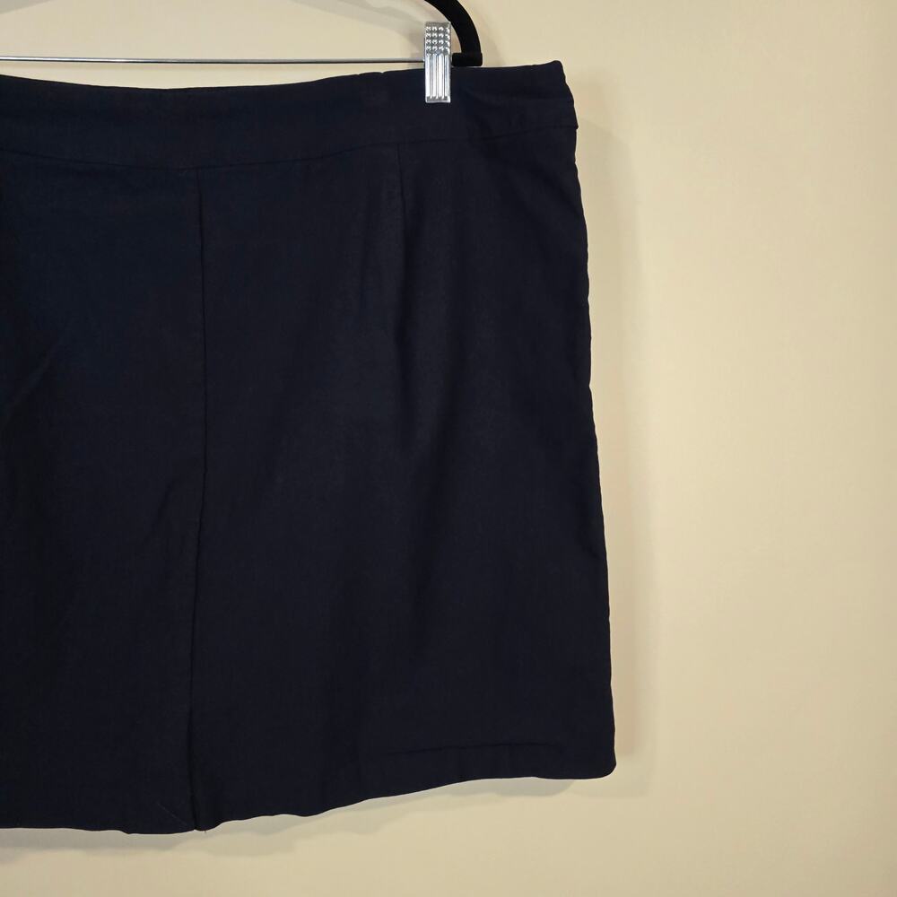 Women's Tribal Navy Blue Pull On Skort | Size 22W - Picture 7 of 11